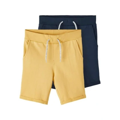 Abbildung von Name it 2P Shorts Blue für Kinder, Größe: 158,
