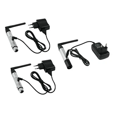 Abbildung von EUROLITE Set QuickDMX 1x Sender + 2X Empfänger Kompakter DMX Funksender mit 2 Funkempfängern