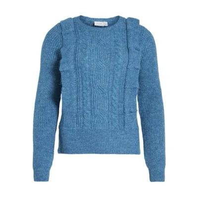 Abbildung von Vibaluna O Neck L/S Frill Knit Top/Su