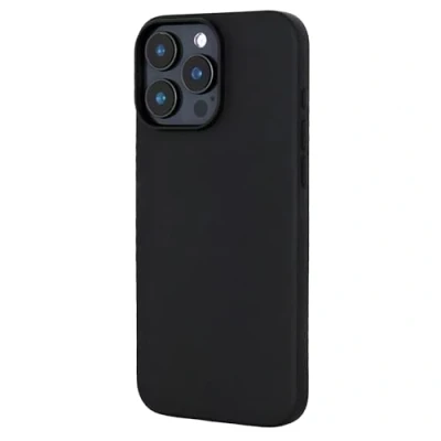 Abbildung von JT Berlin BackCase Pankow Soft Silikon Hülle kompatibel mit Apple iPhone 16 Pro (Flexibles TPU Cover, Wireless Charging kompatible Schutzhülle, Verstärkte Ecken) schwarz