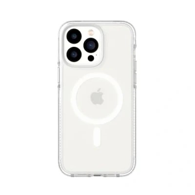 Abbildung von Tech 21 iPhone 14 Pro Max Evo Crystal Kompatibel mit MagSafe Stoßdämpfende &amp; Kratzfeste Clear Phone Case 15 Fuß FlexShock Multi Drop Schutz, T21 9871, Transparent/Schwarz Graphit