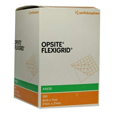 Abbildung von Opsite Flexigrid Transparenter Wundverband 6x7cm steril 100 St