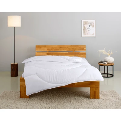 Abbildung von Home affaire Microfaserbettdecke &quot;Liesing Bettdecke 135x200 cm, 155x220 cm und weiteren Größen&quot;, normal, Füllung Tencel™ / Polyester, Bezug Baumwolle, (1 St.), Bettdecken, Sommer, Winter, 4 Jahreszeiten, Decke