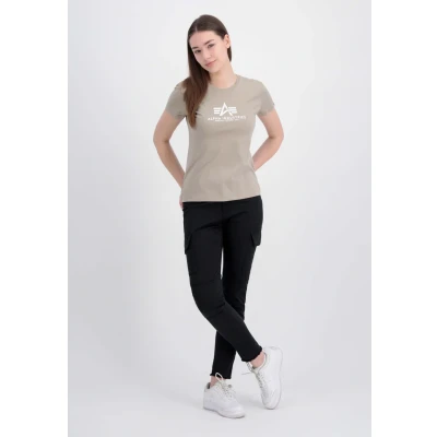 Abbildung von Alpha Industries NEW Tshirt print, Damen, Größe: Medium, Vintage sand