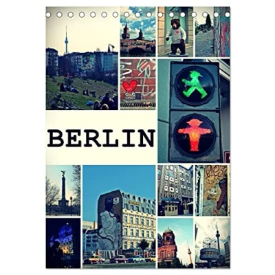 Abbildung von BERLIN/Planer (Tischkalender 2025 DIN A5 hoch), CALVENDO Monatskalender