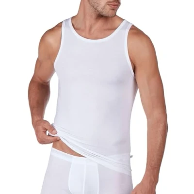 Abbildung von Huber Herren Achselshirt Unterhemd, Weiß (Weiss 0500), X Large (Herstellergröße: XL)