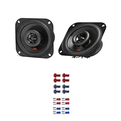 Abbildung von JBL Auto Lautsprecher Boxen Stage2 424 300 Watt 10 cm 2 Wege Koax passend für Peugeot 206cc Cabrio 2000 2007 Seiten Heck