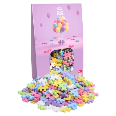 Abbildung von Geniales Konstruktionsspielzeug, Open Play Pastell, Bausteine Set, 300 Teile