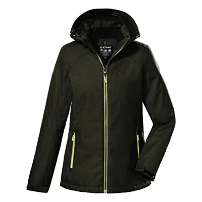 Abbildung von killtec Damen Outdoorjacke/Funktionsjacke mit abzippbarer Kapuze KOW 142 WMN JCKT, dunkeloliv, 46, 38878 000