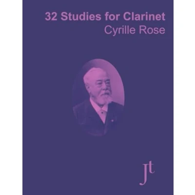 Abbildung von 32 Studies for Clarinet: Full bound score study, review, and performance
