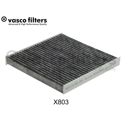 Abbildung von DAVID VASCO X803 Innenraumfilter Aktivkohlefilter 215 214 25 SMART: Forfour II Schrägheck, Fortwo III Coupe, Cabrio