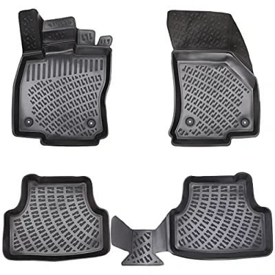 Abbildung von Elmasline Design 3D Gummimatten Set für KIA Sorento I 2002 2009 Extra hoher 5cm Rand