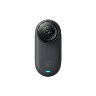 Abbildung von Insta360 GO 3S Kamera (einzeln) 128 GB Tragbare 4K Mini Kamera, Freihand POVs, Überall anbringbar, Stabilisierung, 140 min Akku, 10 m wasserdicht, KI Bearbeitung, Schwarz