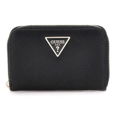 Abbildung von Guess Laurel Medium ZIP Around Geldbörse, Damen, Größe: One Size, Schwarz