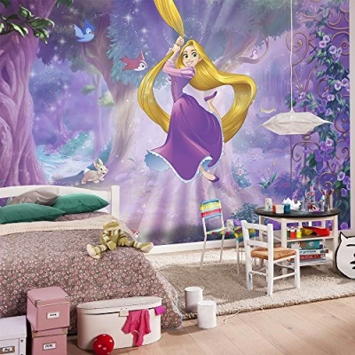 Abbildung von Komar Fototapete &quot;Rapunzel&quot;, 368x254 cm (Breite x Höhe), inklusive Kleister
