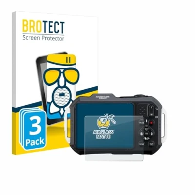 Abbildung von BROTECT Entspiegelungs Schutzglas für Ricoh Pentax WG 1000 (3 Stück) Schutz Folie Panzerfolie Glas Matt [Extrem Kratzfest 9H, Anti Reflex]