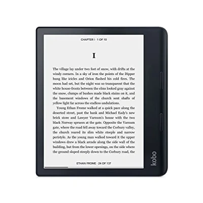 Abbildung von Kobo Sage eBook Reader 32 GB 8 E Ink Carta 1200 (1440 x 1920) Bluetooth, Wi Fi 5 schwarz
