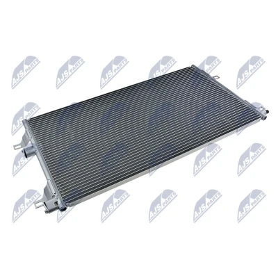 Abbildung von NTY CCS RE 008 Klimakondensator ohne Trockner Aluminium RENAULT: CLIO 2, LAGUNA 2 Grandtour,