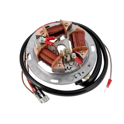 Abbildung von FEZ Grundplatte 8307.10/4 100, 6V Unterbrecher, 25/21W Bilux für Simson SR50