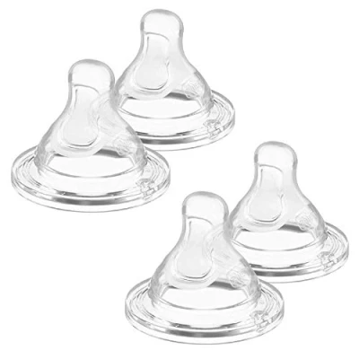 Abbildung von Chicco Sauger Set &quot;Mama Effekt&quot; Silikon 4 Stk.// 2 Monate + // Medium flow, Made in Italy