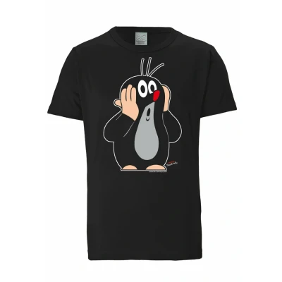 Abbildung von Logoshirt Tshirt DER Kleine Maulwurf print, Herren, Größe: 3XL, Schwarz