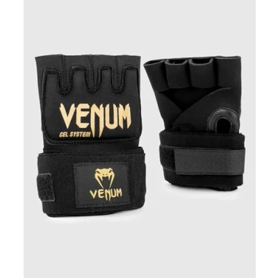 Abbildung von Venum, Kontact Gel Handschuh Wraps, Herren, M, Schwarz/Gold