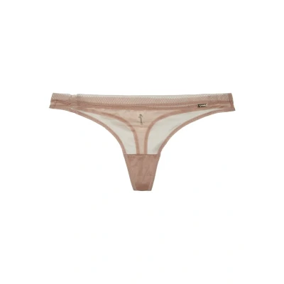 Abbildung von Gossard Glossies Thong String, Damen, Größe: XL, Nude