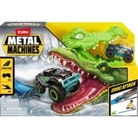 Abbildung von Metal Machines Spielset Krokodilangriff Rennbahn + Auto