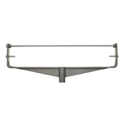 Abbildung von ProDec 375 mm robuster Doppelarm Farbrollenrahmen, Aluminiumguss, Schraubbefestigung für Verlängerungsstange, inkl. Auswahl an Rollenbeschlägen über die gesamte Breite einer Stange und Endstiften