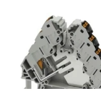 Abbildung von Phoenix Contact Potentialverteiler, Steckverbindung, 13 Pole, 250V, 17.5A, 0.14 ... 2.5mm², Grau 1 Stück (3270158)