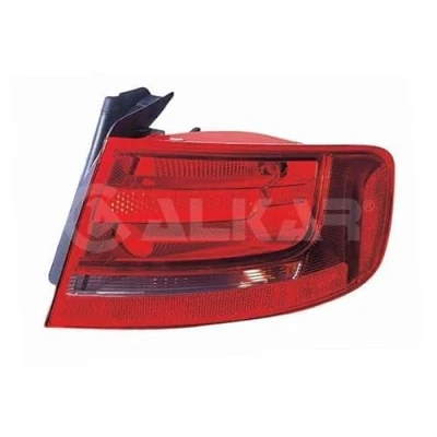 Abbildung von ABAKUS 446 1911R UE Rückleuchte rechts äusserer Teil P21W Rot ohne Lampenträger, Glühlampe AUDI: A4 B8 Limousine