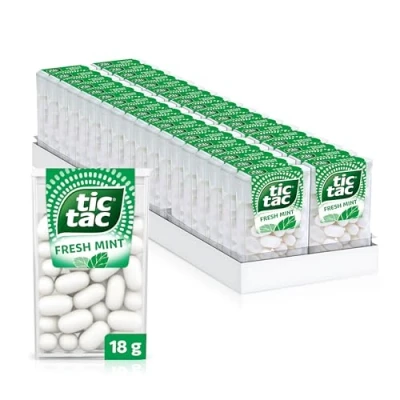 Abbildung von Ferrero tic tac fresh mint Dragees mit Minzgeschmack 36 x 18 g Packungen