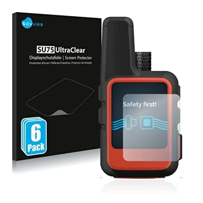 Abbildung von Savvies 6 Stück Schutzfolie für Garmin inReach Mini 2 Displayschutz Folie Ultra Transparent