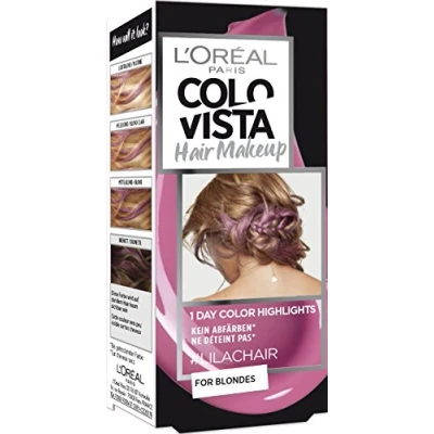 Abbildung von L&#039;OrÃal Paris L&#039;Oréal Colovista Hair Makeup 1 Day Color Highlights 4 lilachair