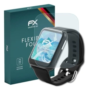 Abbildung von atFoliX Schutzfolie kompatibel mit Technaxx TX SW7HR Folie, ultraklare und flexible FX Displayschutzfolie (3X)