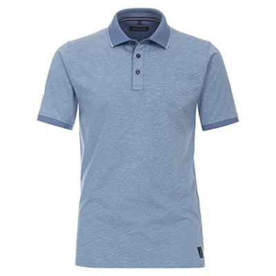 Abbildung von Casamoda UNI Poloshirt, Herren, Größe: Large, Himmelblau