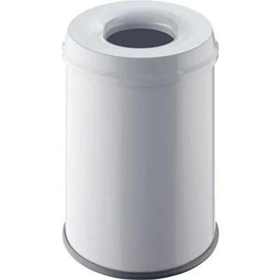 Abbildung von Helit H2515482 Sicherheits Abfallbehälter, 15 Liter, lichtgrau