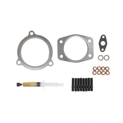Abbildung von AJUSA JTC11411 Montagesatz, Lader with studs, syringe oil mit Dichtungen Montageanleitung VOLVO: XC90 I, V70 2, XC70 I Cross Country
