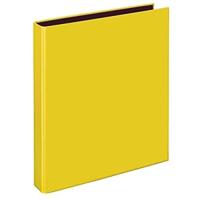 Abbildung von VELOFLEX 1141310 Ringbuch Velocolor, Ringordner, Ordner, DIN A4, 2 Ring Mechanik, 255 x 318 45 mm, gelb
