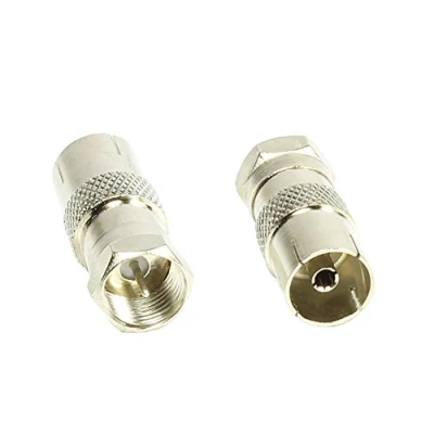 Abbildung von Good Connections® SAT TV Adapter F Stecker an Koax (IEC) Buchse