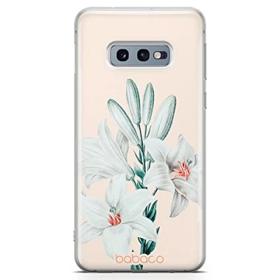 Abbildung von Babaco ERT Group Handyhülle für Samsung S10e Original und offiziell Lizenziertes Muster Flowers 039 optimal an die Form des Handy angepasst, hülle aus TPU