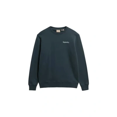 Abbildung von Superdry CORE LOGO CITY CREW Sweatshirt, Herren, Größe: Small, Blueberry