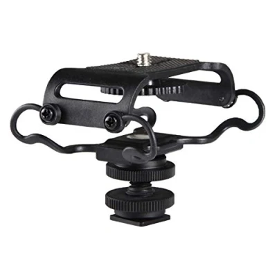 Abbildung von Mikrofon Shockmount Digital Recorder kompatibel mit Sony Zoom H1/H4n/H5/H6 PCM M10