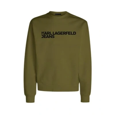 Abbildung von Karl Lagerfeld Jeans Essential LOGO Sweatshirt, Herren, Größe: XL, Ivy green