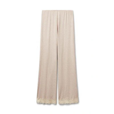 Abbildung von United Colors of Benetton Flowy WITH Nachtwäsche Hose, Damen, Größe: Small, Beige