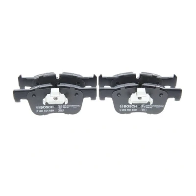 Abbildung von BOSCH 0 986 494 689 Bremsbelagsatz Low Metallic mit Kolbenclip, Anti Quietsch Blech BMW: 3 Touring, GT, 1 Schrägheck kfzteile, kfzteile24,