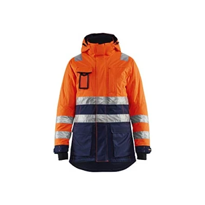 Abbildung von Blaklader 447219875389XS Damen Winterparka, High Vis Orange/Marineblau, Größe XS