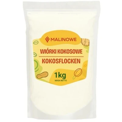 Abbildung von Malinowe KOKOSRASPELN 1kg Kokosflocken zum Backen