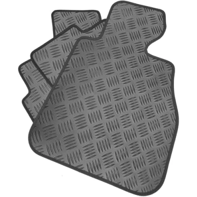 Abbildung von Gummi Fußmatten Set, kompatibel/Ersatz für Mercedes GLB (Baujahre 2021 bis 2022), maßgeschneiderte Matten, strapazierfähig, wasserdicht, rutschfest
