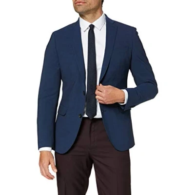 Abbildung von s.Oliver BLACK LABEL Herren Business Anzug Jacke 160.11.899.15.153.2053723 , Blau 42